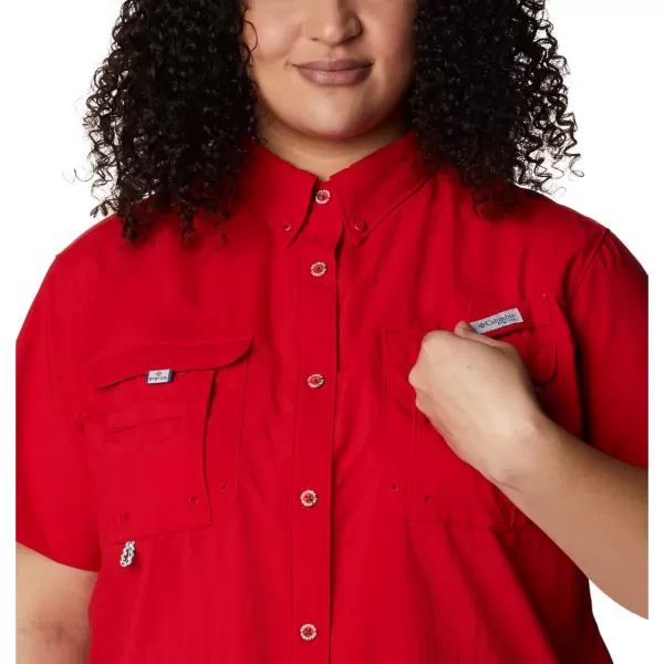 imageColumbia Womens Bahama Short Sleeve ShirtRed Spark