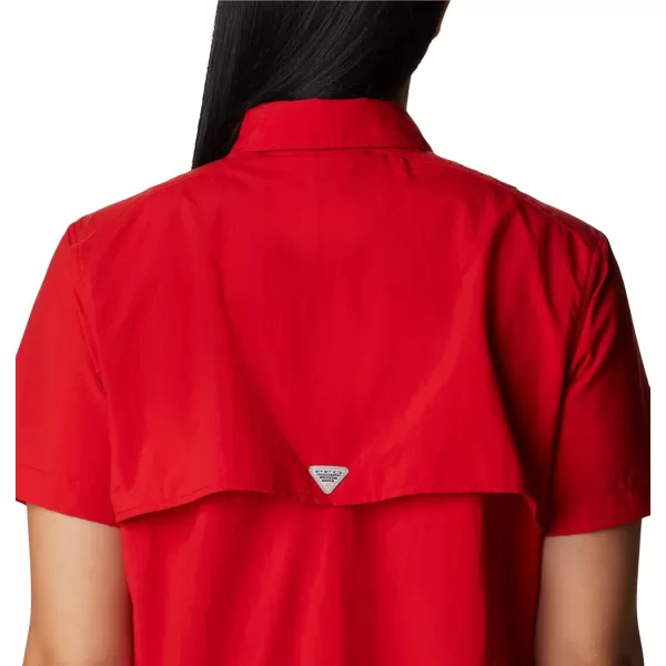 imageColumbia Womens Bahama Short Sleeve ShirtRed Spark