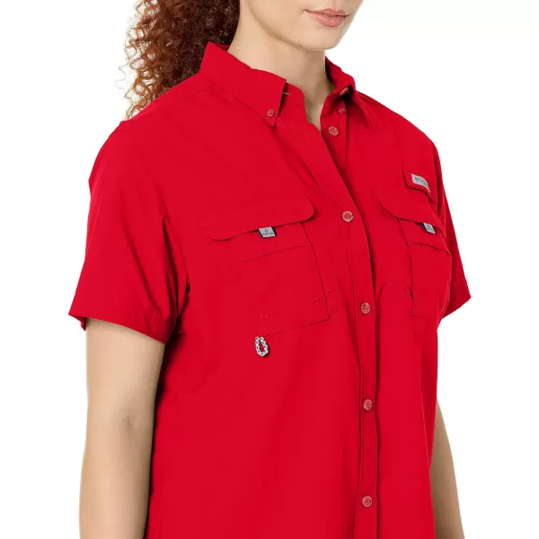 imageColumbia Womens Bahama Short Sleeve ShirtRed Spark
