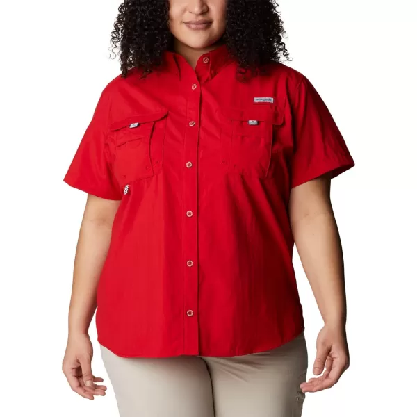 imageColumbia Womens Bahama Short Sleeve ShirtRed Spark