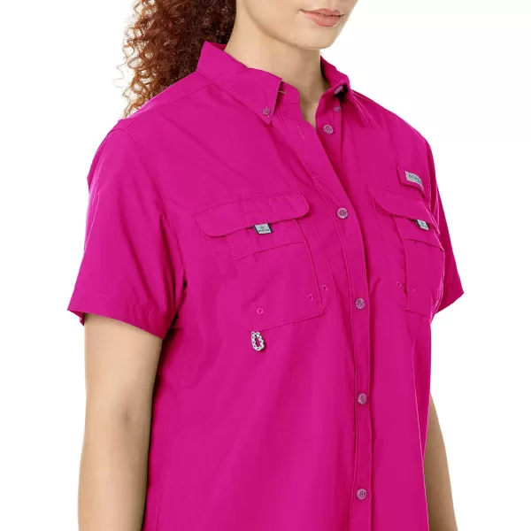 imageColumbia Womens Bahama Short Sleeve ShirtWild Fuchsia