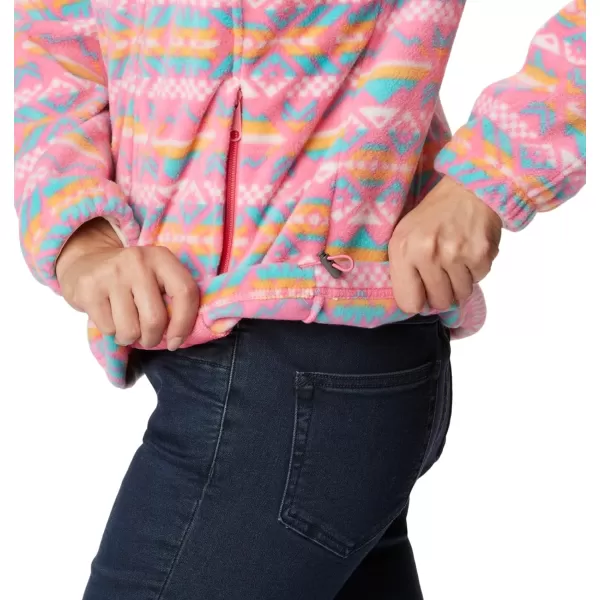 imageColumbia Womens Benton Springs Printed Full ZipCamellia Rose Checkered Peaks