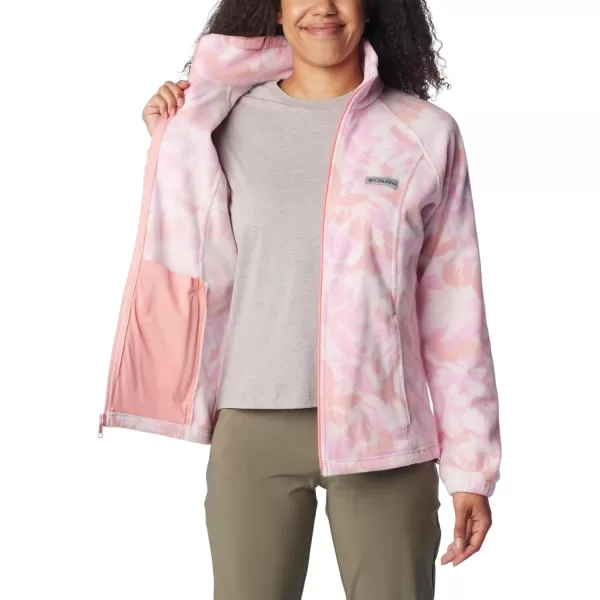 imageColumbia Womens Benton Springs Printed Full ZipSalmon Rose Peonies