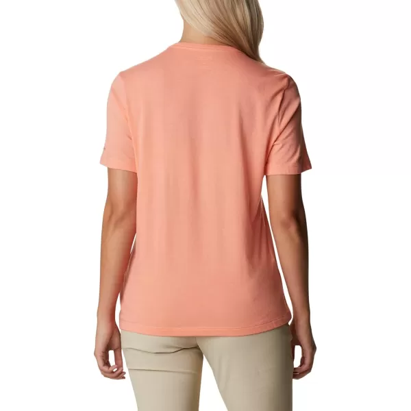 imageColumbia Womens Bluebird Day Relaxed Crew NeckCoral Reef HeatherLakeshore Flora