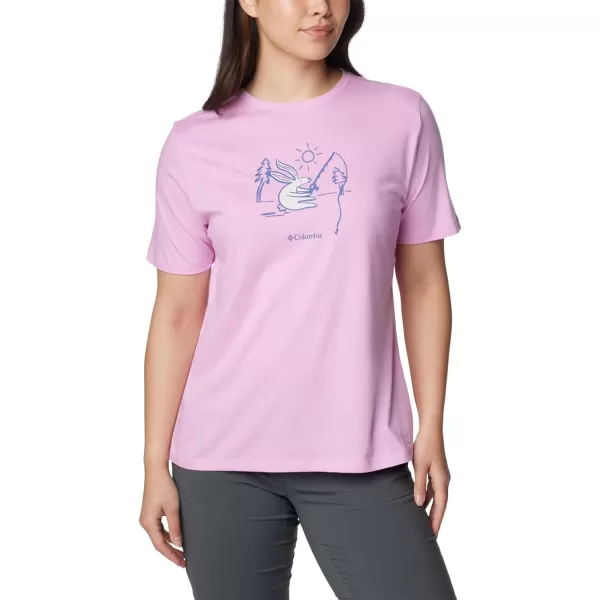 imageColumbia Womens Bluebird Day Relaxed Crew NeckCosmos HeatherHoppy Fishing