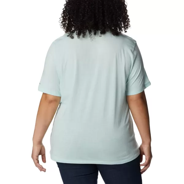 imageColumbia Womens Bluebird Day Relaxed Crew NeckIcy Morn HeatherStacked Dotty