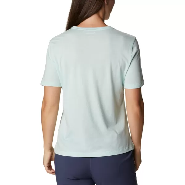 imageColumbia Womens Bluebird Day Relaxed Crew NeckIcy Morn HeatherStacked Dotty