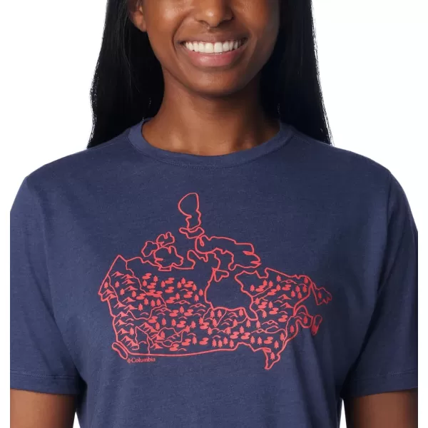 imageColumbia Womens Bluebird Day Relaxed Crew NeckNocturnal HeatherCanada Treescape