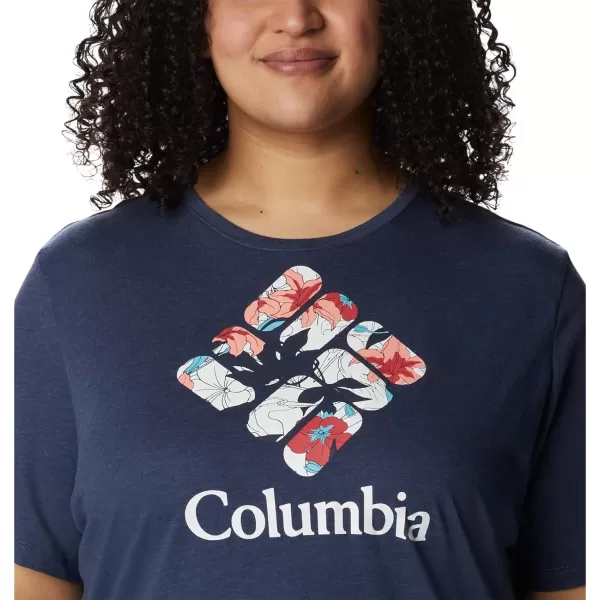 imageColumbia Womens Bluebird Day Relaxed Crew NeckNocturnal HeatherLakeshore Flora