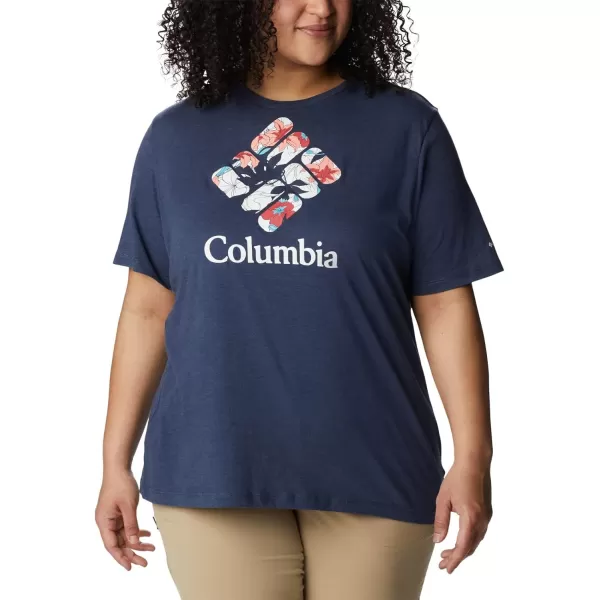 imageColumbia Womens Bluebird Day Relaxed Crew NeckNocturnal HeatherLakeshore Flora