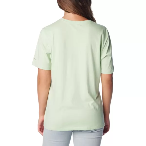 imageColumbia Womens Bluebird Day Relaxed Crew NeckSage Leaf HeatherFoxy Peddle
