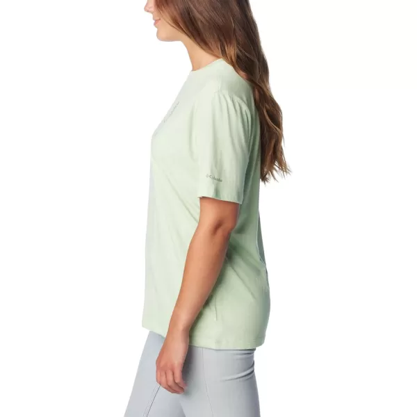 imageColumbia Womens Bluebird Day Relaxed Crew NeckSage Leaf HeatherFoxy Peddle
