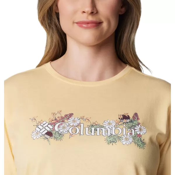 imageColumbia Womens Bluebird Day Relaxed Crew NeckSunkissed HeatherBranded Bouquet