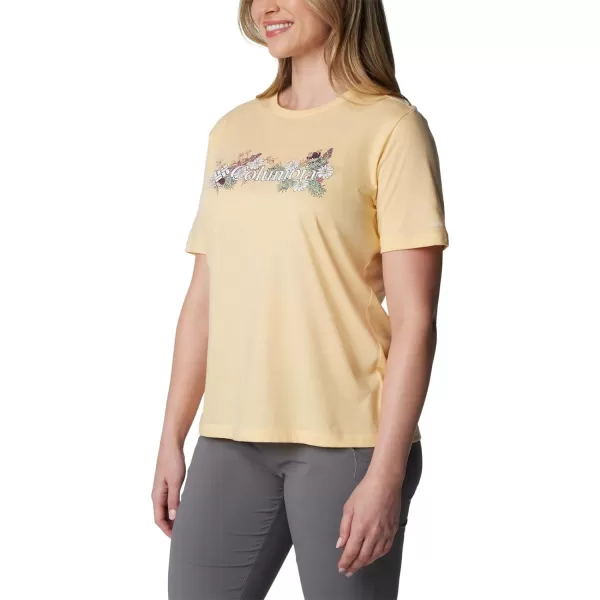 imageColumbia Womens Bluebird Day Relaxed Crew NeckSunkissed HeatherBranded Bouquet