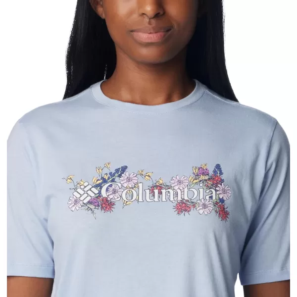imageColumbia Womens Bluebird Day Relaxed Crew NeckWhisper HeatherBranded Bouquet