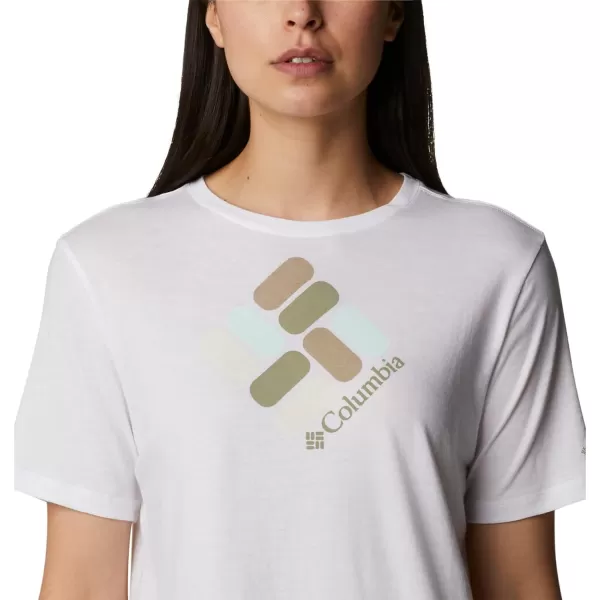 imageColumbia Womens Bluebird Day Relaxed Crew NeckWhiteCsc Gem Confetti