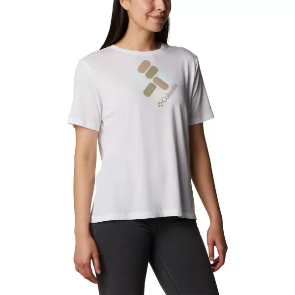 imageColumbia Womens Bluebird Day Relaxed Crew NeckWhiteCsc Gem Confetti