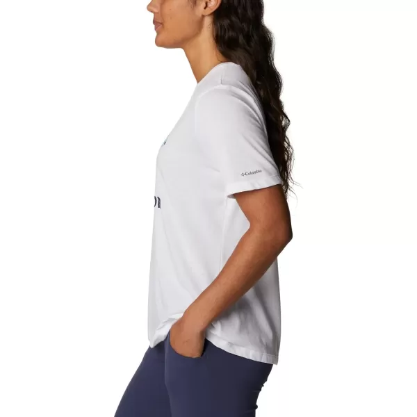 imageColumbia Womens Bluebird Day Relaxed Crew NeckWhiteLakeshore Flora