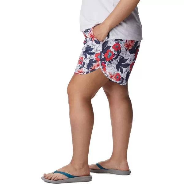 imageColumbia Womens Bogata Bay Stretch Printed ShortWhite Lakeshore Floral Multi
