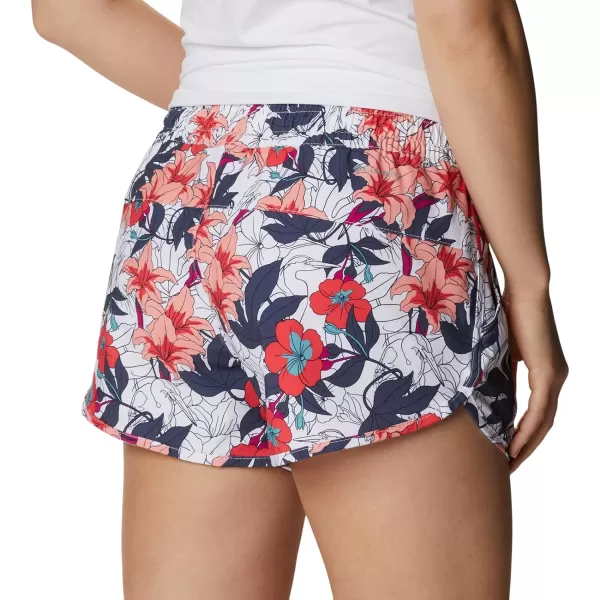 imageColumbia Womens Bogata Bay Stretch Printed ShortWhite Lakeshore Floral Multi