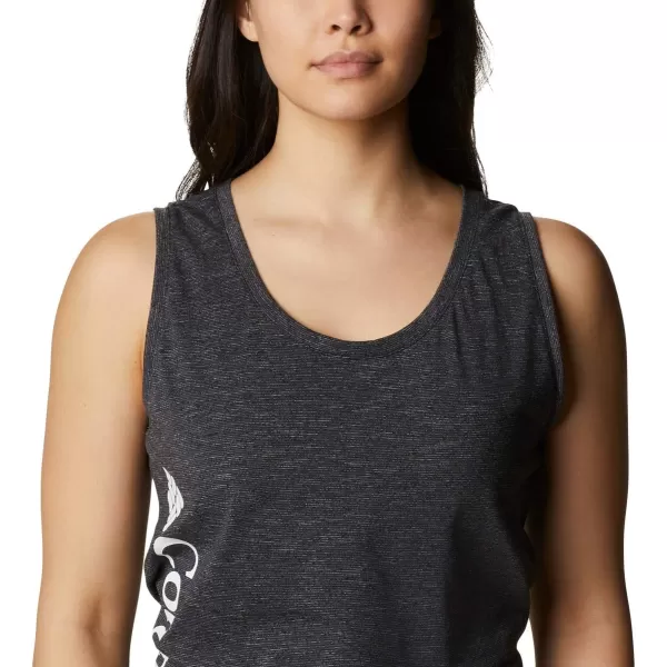 imageColumbia Womens Cades Cape TankBlack  White Logo