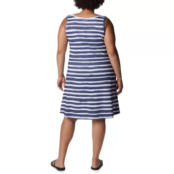 imageColumbia Womens Chill River Printed DressNocturnal Brush Stripe