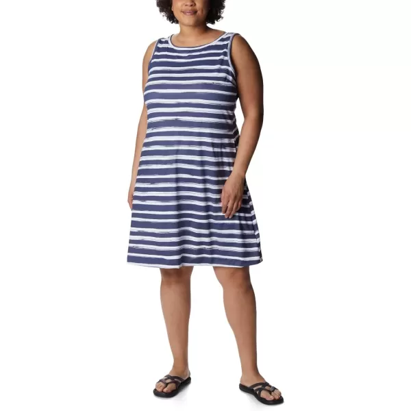 imageColumbia Womens Chill River Printed DressNocturnal Brush Stripe