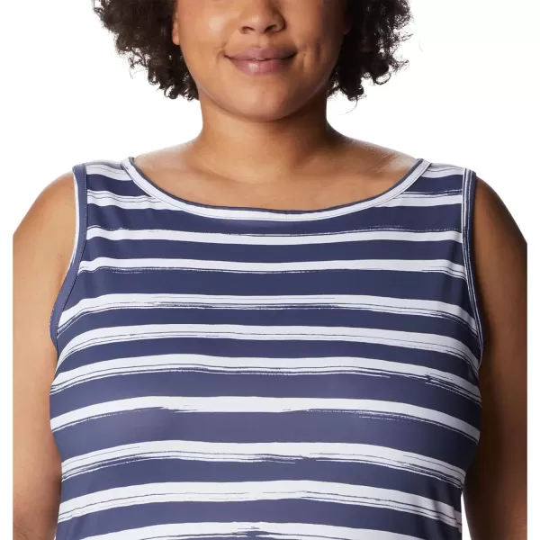 imageColumbia Womens Chill River Printed DressNocturnal Brush Stripe