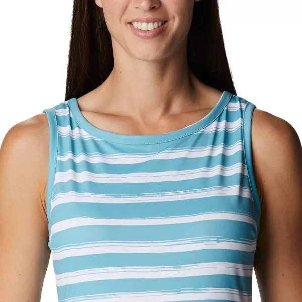 imageColumbia Womens Chill River Printed DressSea Wave Brush Stripe