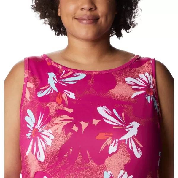 imageColumbia Womens Chill River Printed DressWild Fuchsia Daisy Party Multi