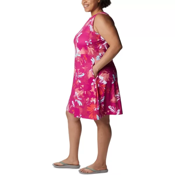 imageColumbia Womens Chill River Printed DressWild Fuchsia Daisy Party Multi