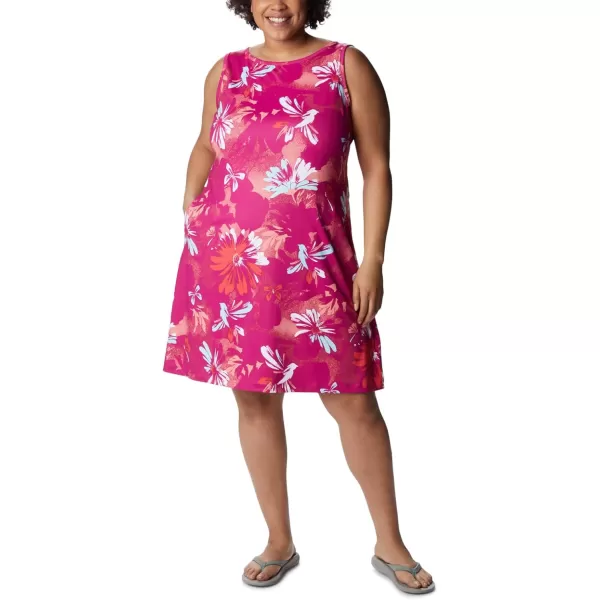 imageColumbia Womens Chill River Printed DressWild Fuchsia Daisy Party Multi