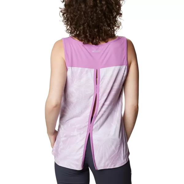 imageColumbia Womens Columbia Womens Chill River Tank Top Moisture Wicking Sun ProtectionBlossom PinkSunburst Print