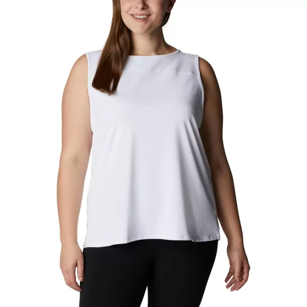 imageColumbia Womens Columbia Womens Chill River Tank Top Moisture Wicking Sun ProtectionWhite
