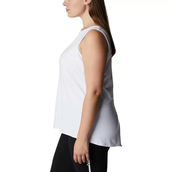 imageColumbia Womens Columbia Womens Chill River Tank Top Moisture Wicking Sun ProtectionWhite