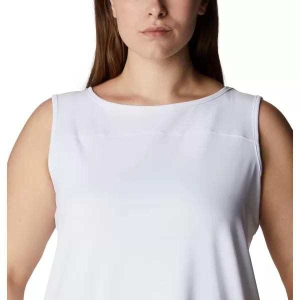 imageColumbia Womens Columbia Womens Chill River Tank Top Moisture Wicking Sun ProtectionWhite