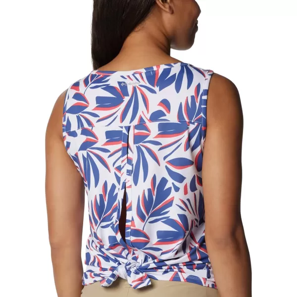 imageColumbia Womens Columbia Womens Chill River Tank Top Moisture Wicking Sun ProtectionWhite Areca