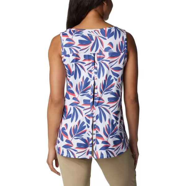 imageColumbia Womens Columbia Womens Chill River Tank Top Moisture Wicking Sun ProtectionWhite Areca