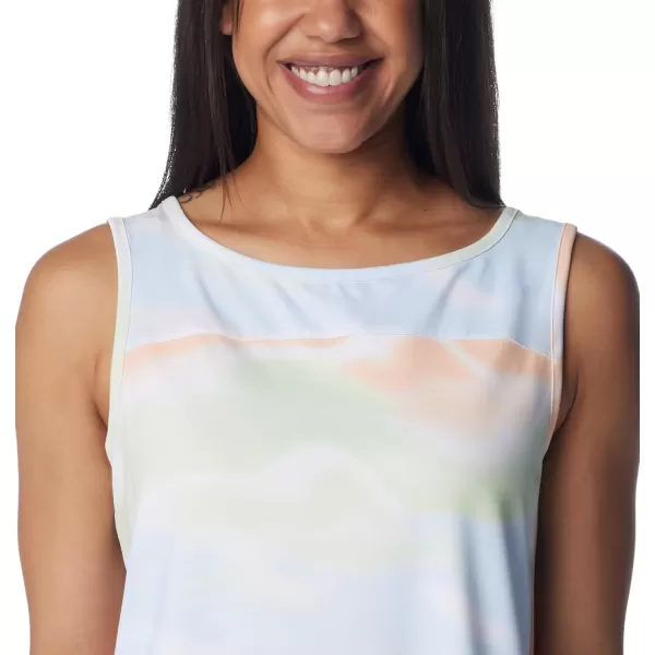 imageColumbia Womens Columbia Womens Chill River Tank Top Moisture Wicking Sun ProtectionWhite Undercurrent