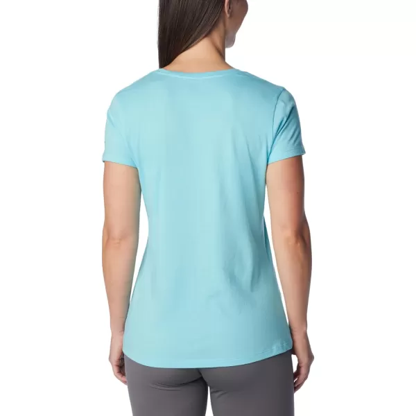 imageColumbia Womens Daisy Days Short Sleeve Graphic TeeAquamarine HeatherFancy Flyer