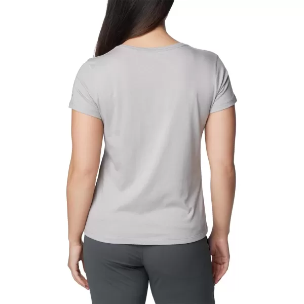 imageColumbia Womens Daisy Days Short Sleeve Graphic TeeColumbia Grey HeatherSimply Scripted