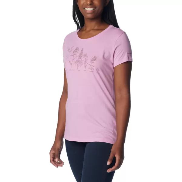 imageColumbia Womens Daisy Days Short Sleeve Graphic TeeCosmos HeatherFloral Friends