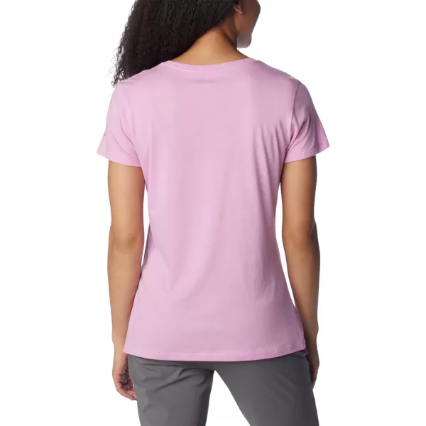 imageColumbia Womens Daisy Days Short Sleeve Graphic TeeCosmos HeatherSimply Scripted