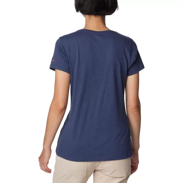 imageColumbia Womens Daisy Days Short Sleeve Graphic TeeNocturnal HeatherHappier Outdoors