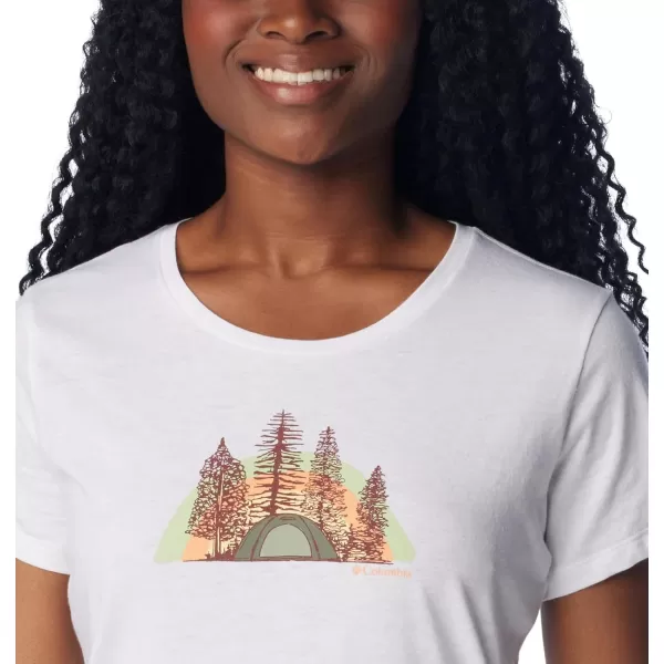 imageColumbia Womens Daisy Days Short Sleeve Graphic TeeWhiteHappier Outdoors