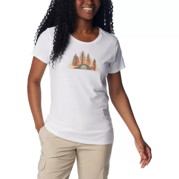 imageColumbia Womens Daisy Days Short Sleeve Graphic TeeWhiteHappier Outdoors