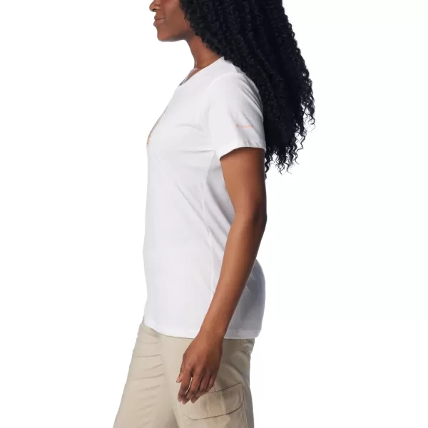 imageColumbia Womens Daisy Days Short Sleeve Graphic TeeWhiteHappier Outdoors
