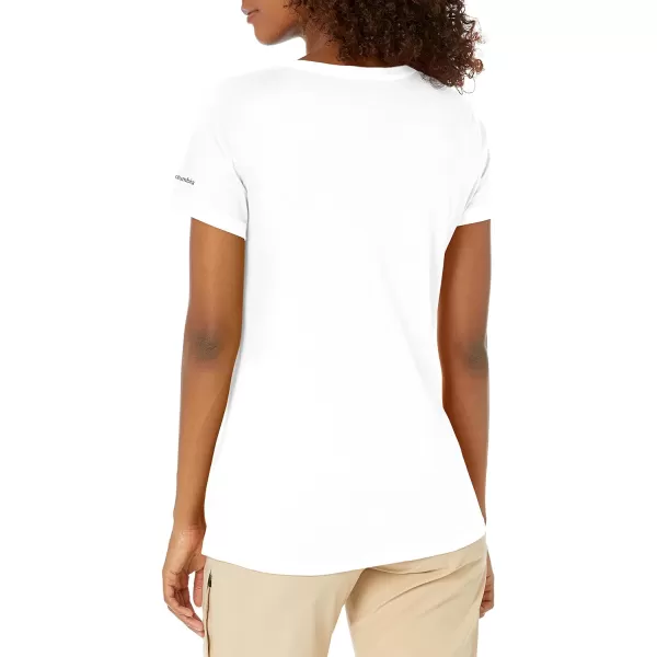 imageColumbia Womens Daisy Days Short Sleeve Graphic TeeWhiteWatercolor Flag Graphic