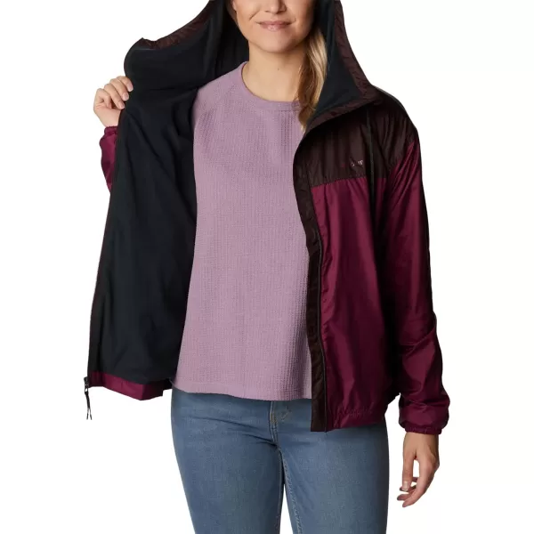 imageColumbia Womens Flash Challenger Lined WindbreakerMarionberryNew Cinder