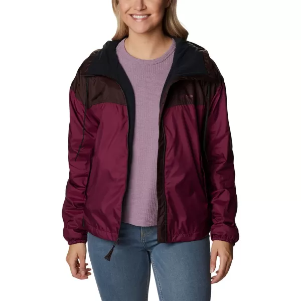 imageColumbia Womens Flash Challenger Lined WindbreakerMarionberryNew Cinder